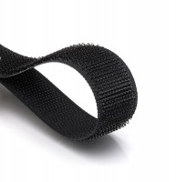 Hook tape for sewing - black